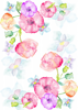 Back Cover - Watercolour Flowers
