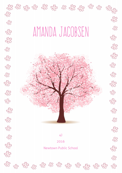 Front Cover - Cherry Blossom