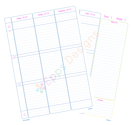 10-Weekly Planner [Primary School]