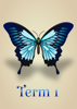 Term Title Page - Artistic Butterflies