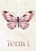 Term Title Page - Watercolour Butterflies