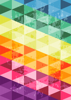 Back Cover - Colourful Trianlges