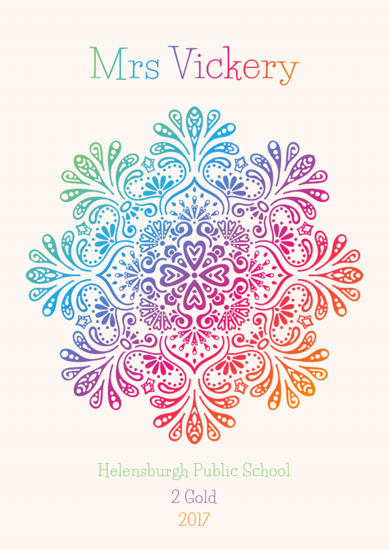 Front Cover - Colourful Floral Design