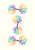 Back Cover - Colourful Leafy Tree