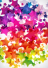 Back Cover - Colourful Tree with Stars