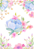 Back Cover - Watercolour Flowers 2