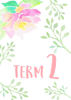 Term Title Page - Watercolour Flowers 1