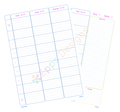 10-Weekly Planner [7 Periods]