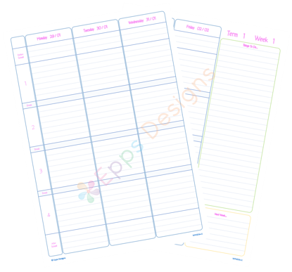 10-Weekly Planner [4 Periods] [v4]