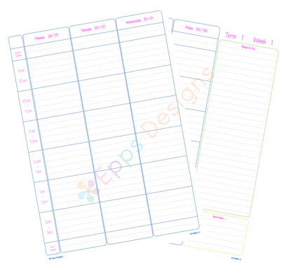 10-Weekly Planner [6 Periods] [T2]