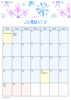 FloralCalendar - January