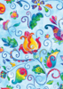 Back Cover - Bright Whimsical Flowers 1