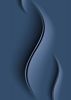 Back Cover - Blue Abstract Wave