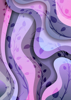Back Cover - Pink Purple Curvy Branches